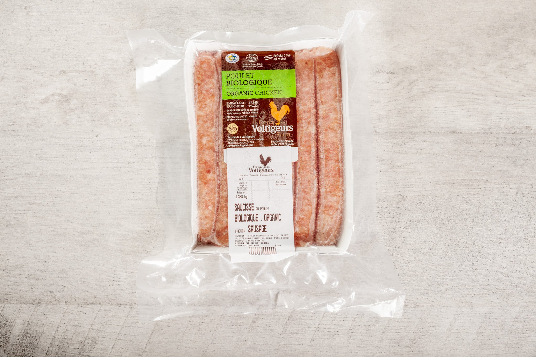 Organic Chicken Sausages