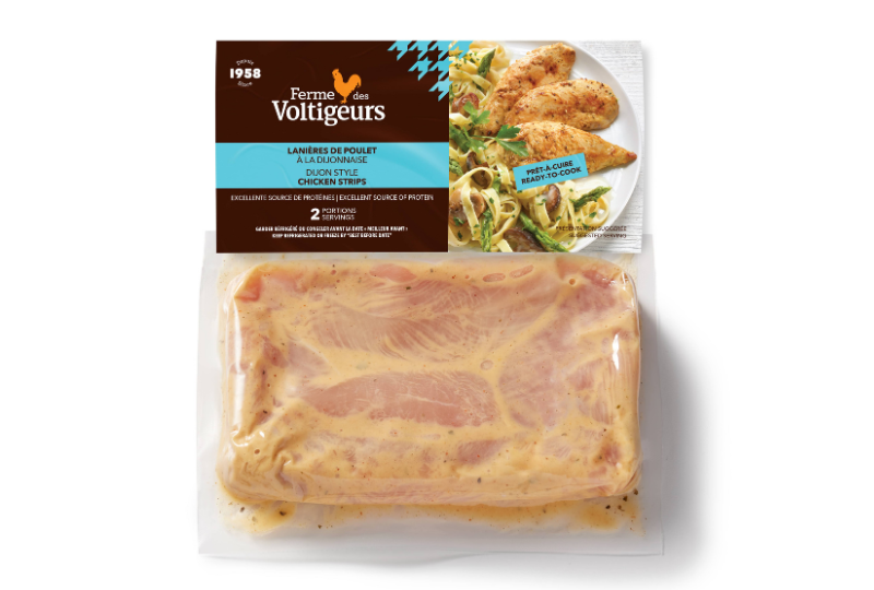 Lanières de poulet Voltigeurs à la dijonnaise