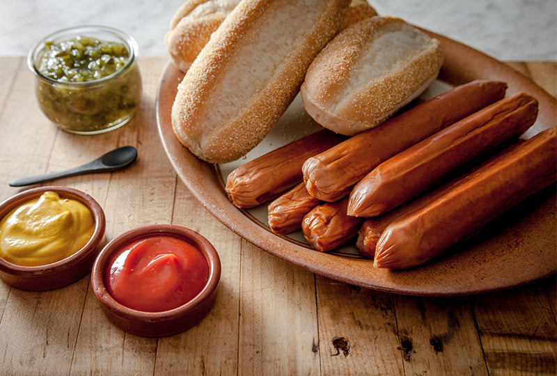 Saucisses Hot Dogs au porc CLASSIC en lot de 144 pièces de 50g