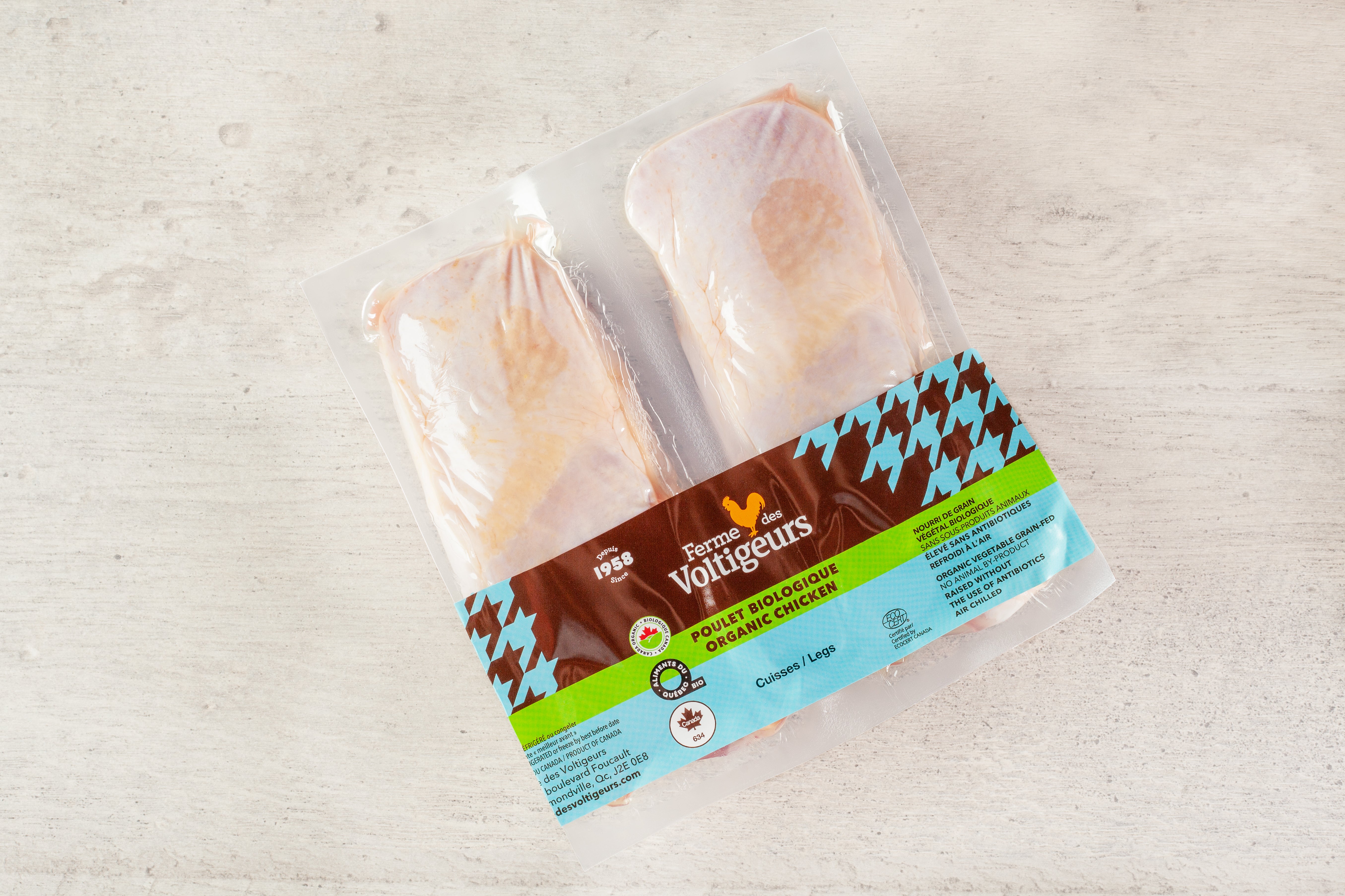 Cuisses de poulet végétal