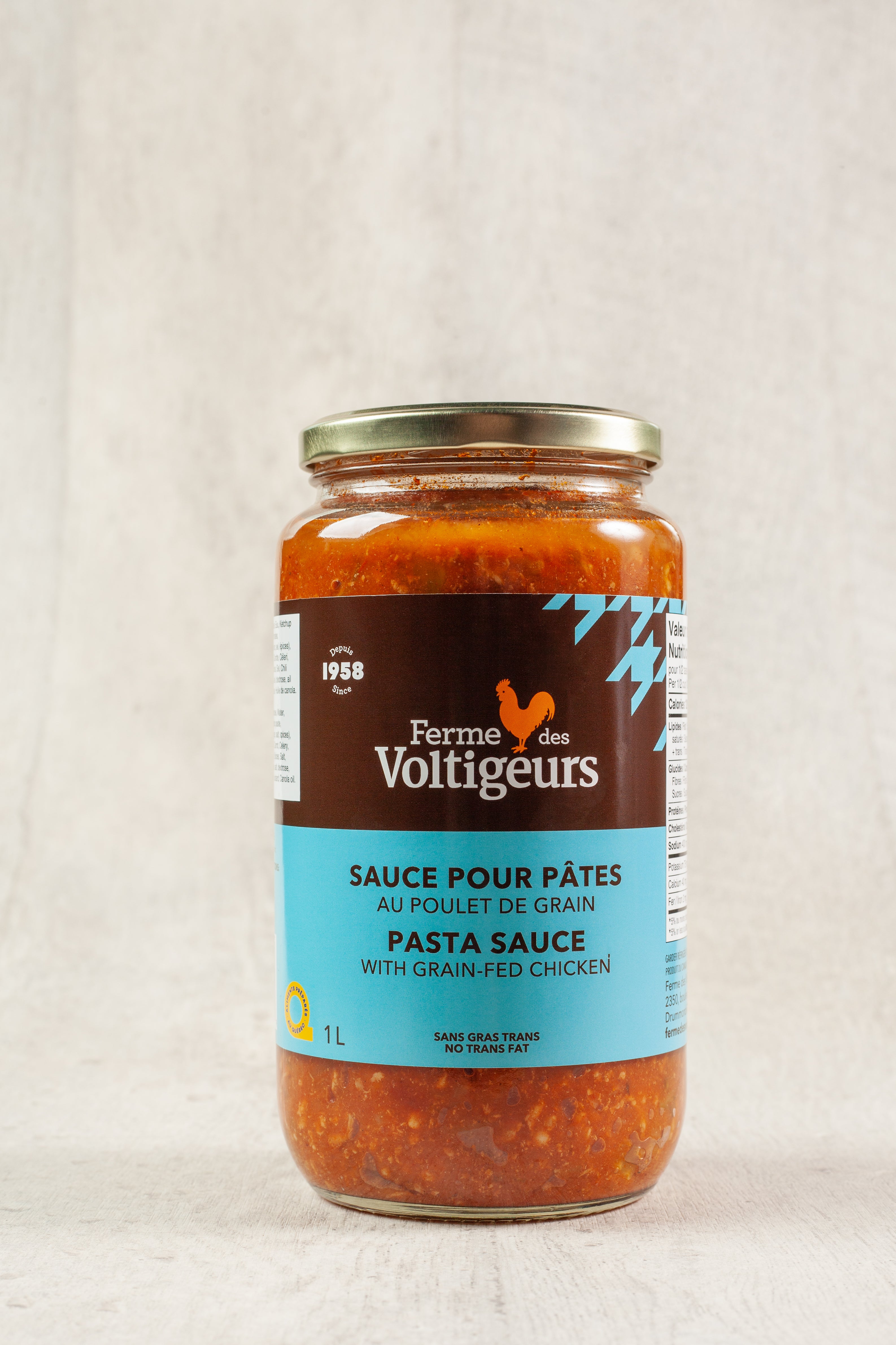 Sauce à spaghetti au poulet (1 L)