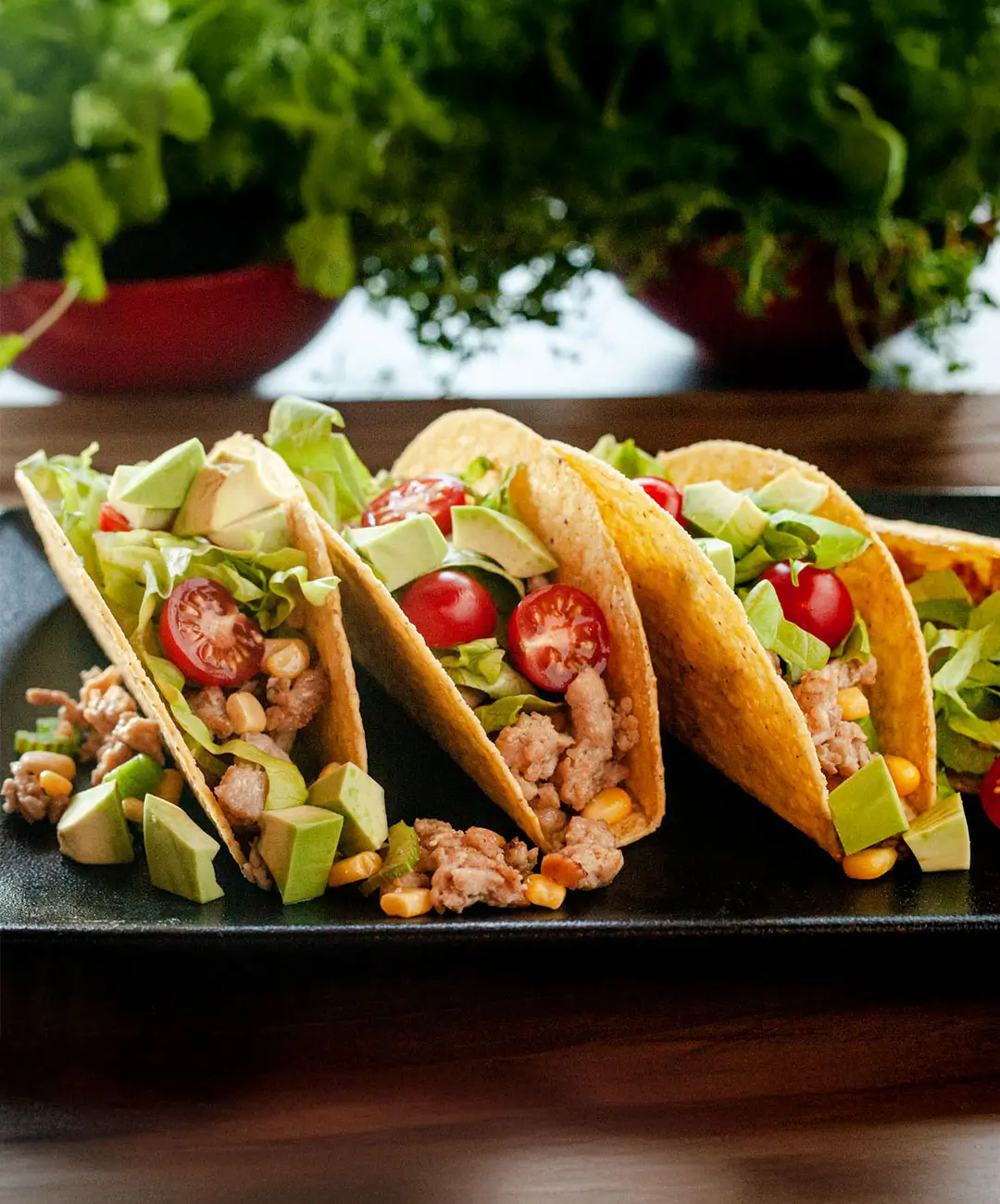 Tacos de poulet et mayo &eacute;pic&eacute;e