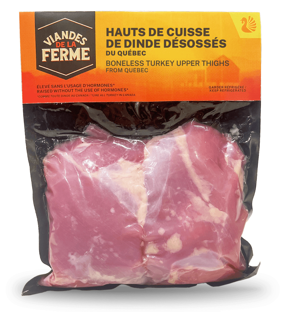 Hauts de cuisse de dinde désossés