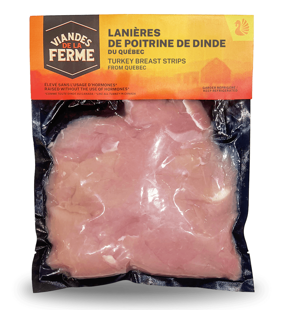 Lanières de poitrine de dinde